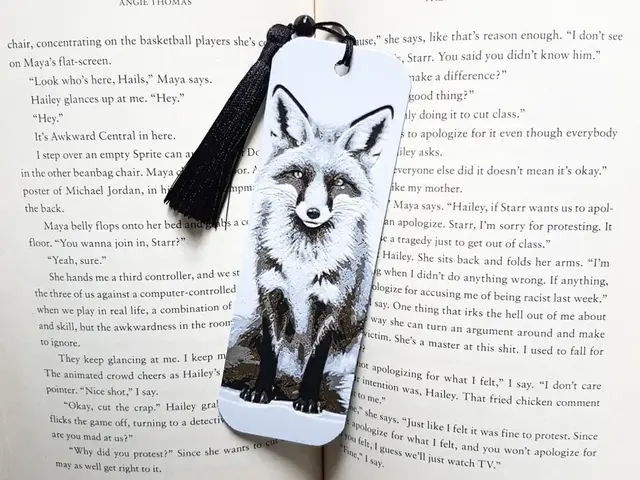 HueForge model: Bookmark, Fox, Hueforge by Dame Jo