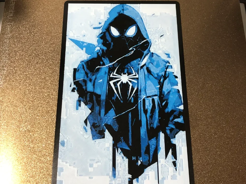 Spider-Man (Blue Edition) by Raiz_maker HueForge model: Spider-Man (Blue Edition) by Raiz_maker