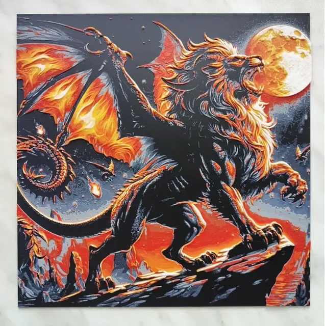 HueForge model: Manticore - Hueforge by BeaN