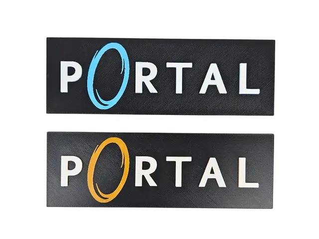 HueForge model: Portal Bookmarks by BusyKikiBee