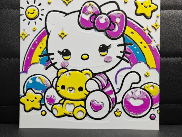 HueForge model: Hello Kitty by TheHueforgeLady