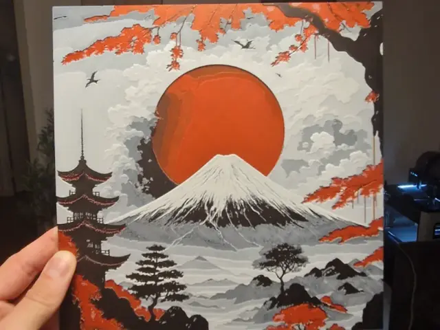HueForge model: Fujiyama Hueforge - Fujisan by Dakiren