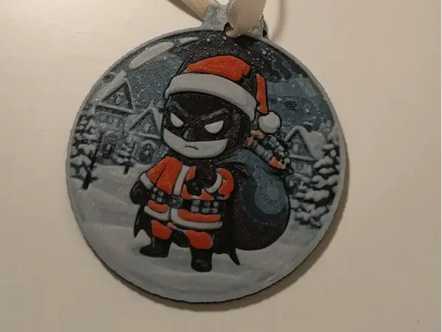 Christmas ornament hueforge Batman