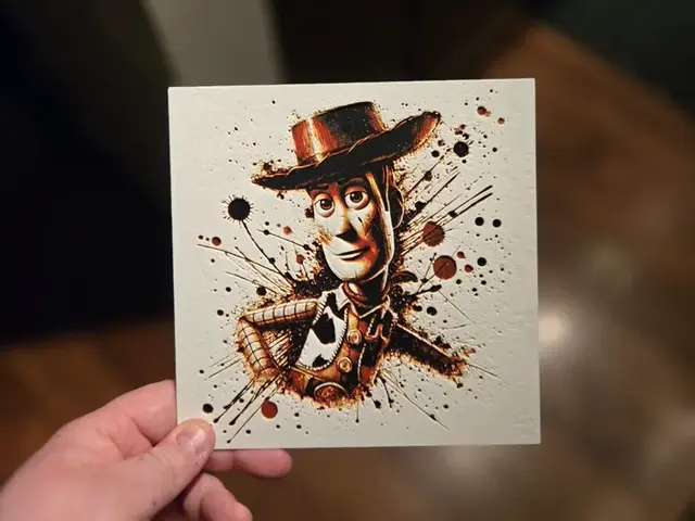HueForge model: Graffiti Woody Hueforge by 3Ree Printing