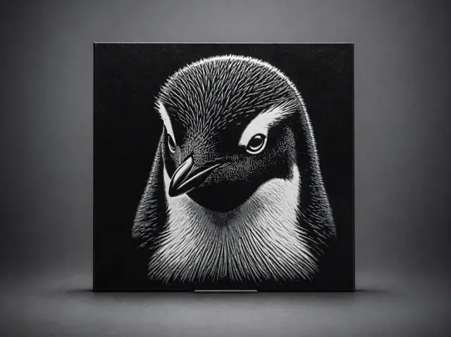 HueForge model: Penguin by Aleksandr