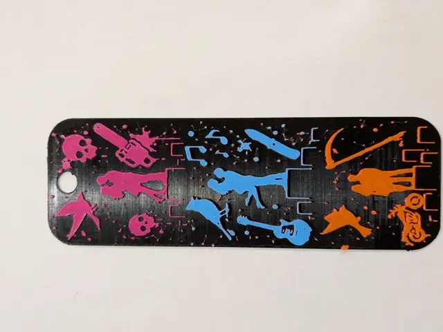 HueForge model: The Ruinous Love Trilogy Bookmark by CommandersVault