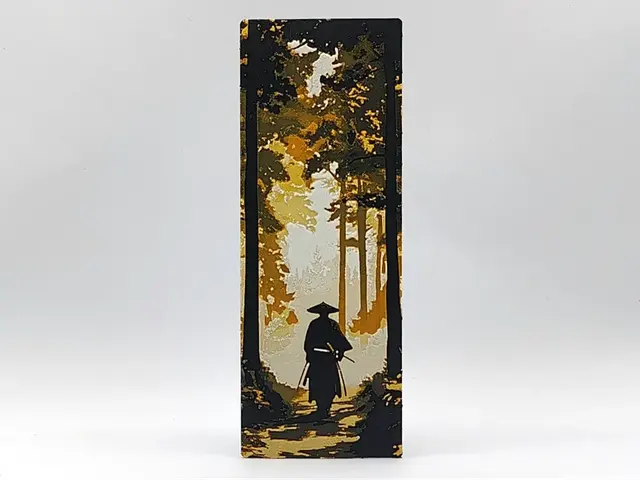 HueForge model: The Autumn Ronin Bookmark - Hueforge by Sarge