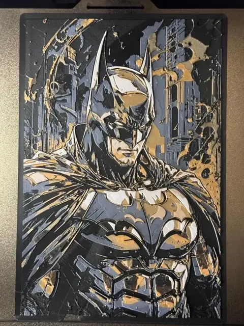 HueForge model: Batman - Hueforge Print by cyanidesugar