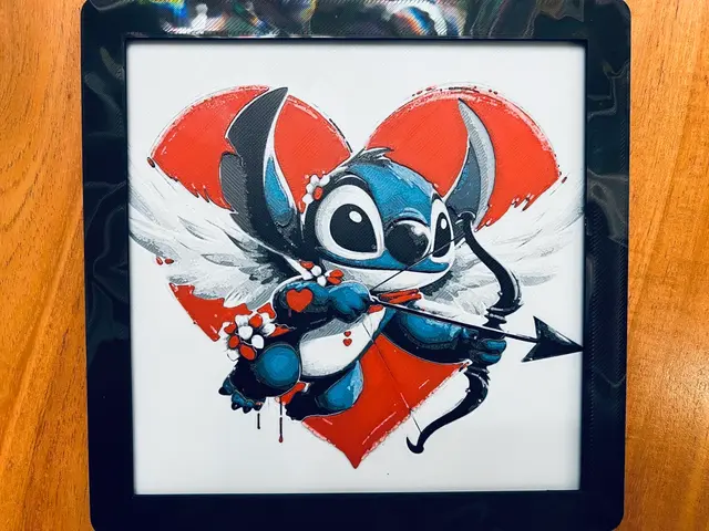 HueForge model: Stitch Dressed as Cupid by JustBe 3D Printing