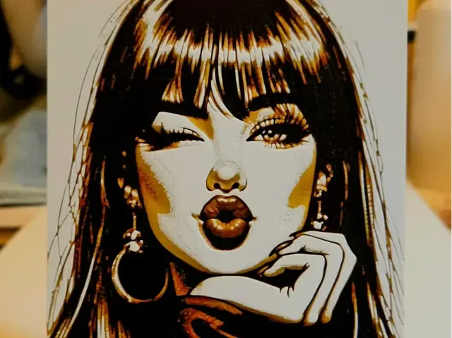 HueForge model: Kiss by Mano's 3d_Art
