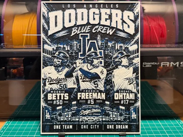 LA Dodgers Player Poster