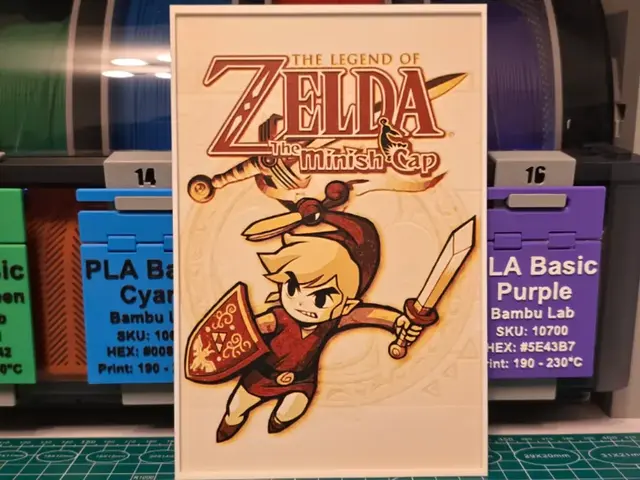 HueForge model: The Legend of Zelda: The Minish Cap - Hueforge Art by Lumpy3D