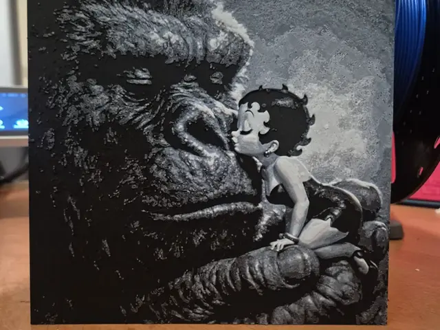 HueForge model: kong and betty boop hueforge by Buntsta