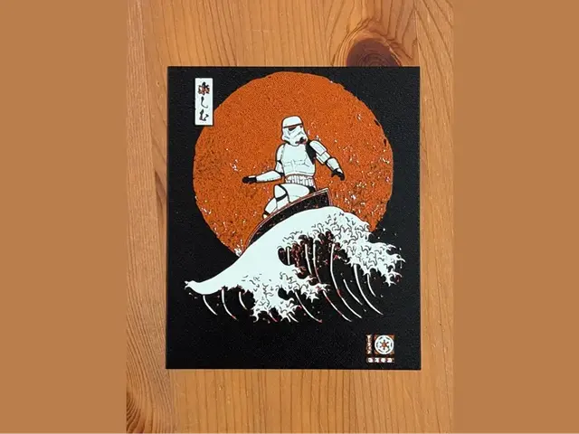 HueForge model: Star Wars Surfin by suaimondi
