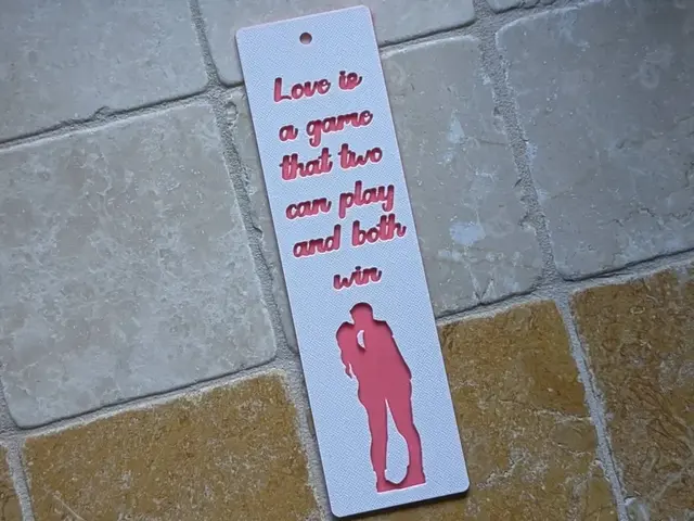 HueForge model: Saint Valentine's Bookmark by suaimondi