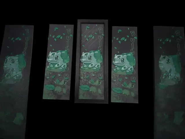 HueForge model: Bulbasaur Bookmark 50x150 by MythicHue's