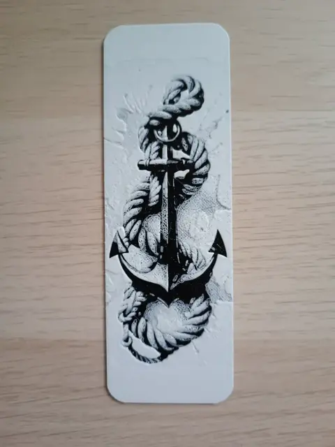 HueForge model: Anchor Bookmark by Atrus Design