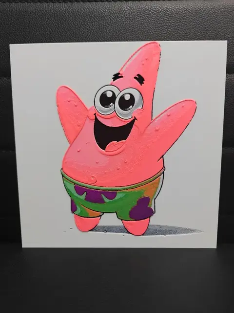 HueForge model: Patrick Star SpongeBob by TheHueforgeLady