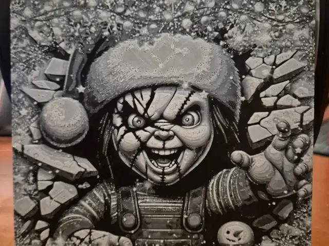 HueForge model: horror christmas 2 hueforge by Buntsta