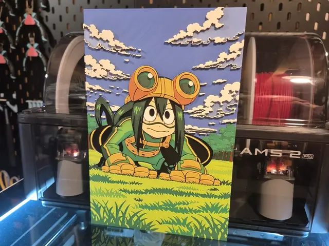 HueForge model: My Hero Academia - Froppy MHA Hueforge by Glitch Kitten