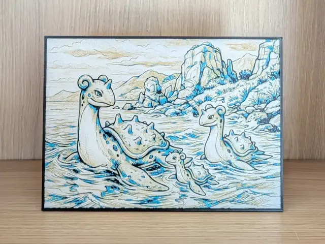 HueForge model: Lapras Hueforge & Frame by Nextopia