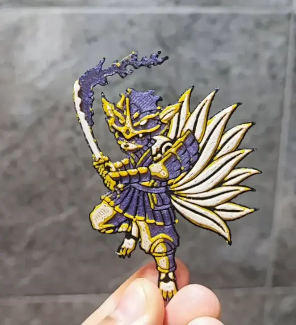 HueForge model: Kyubi Susanoo by Garuda3D