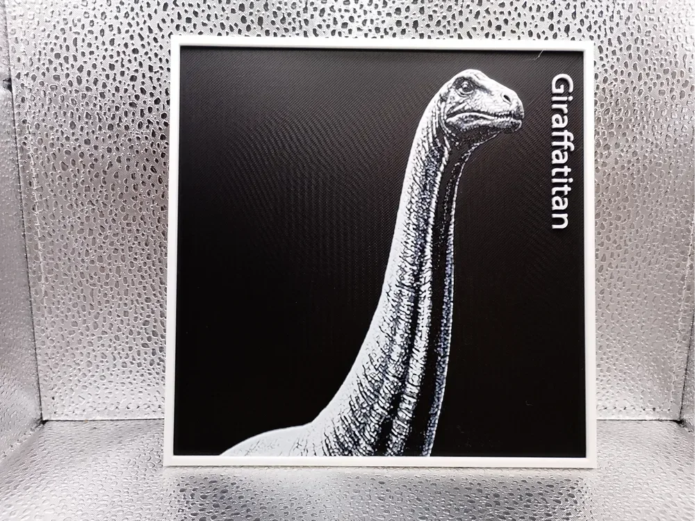 Giraffatitan - Hueforge by Borishotch Industries HueForge model: Giraffatitan - Hueforge by Borishotch Industries