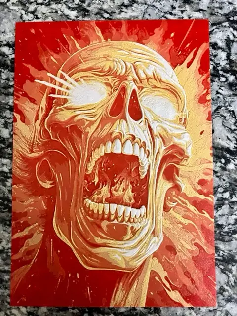 HueForge model: Burning alive (HueForge print) by Houston713Texan