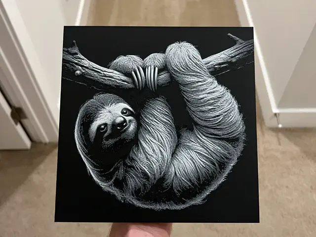 HueForge model: Sloth Hueforge by RP47 Designs