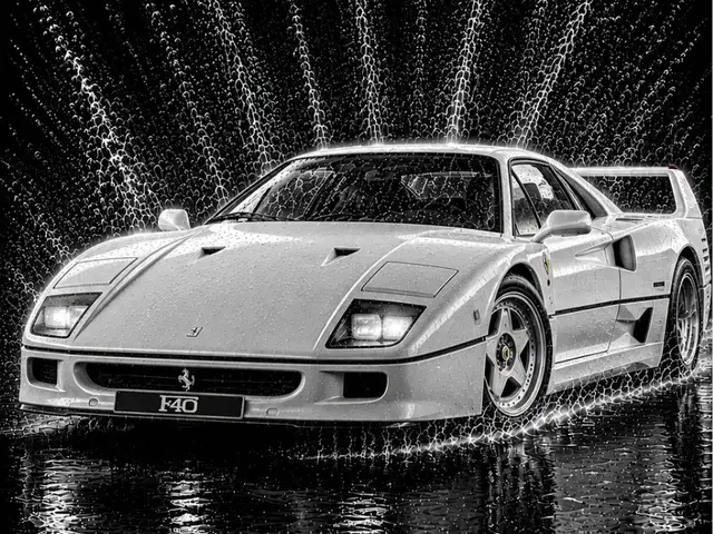 HueForge model: Cars Ferrari F40 / Wall decor EASY PRINT by Hueforge Maker