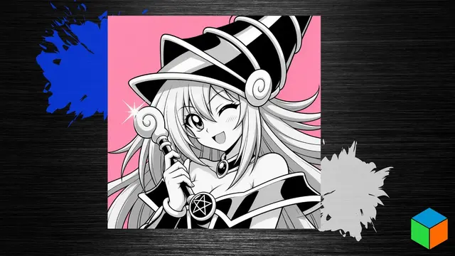 HueForge model: Dark Magician Girl — The Other Half of the Set by 3D Prints By Vic