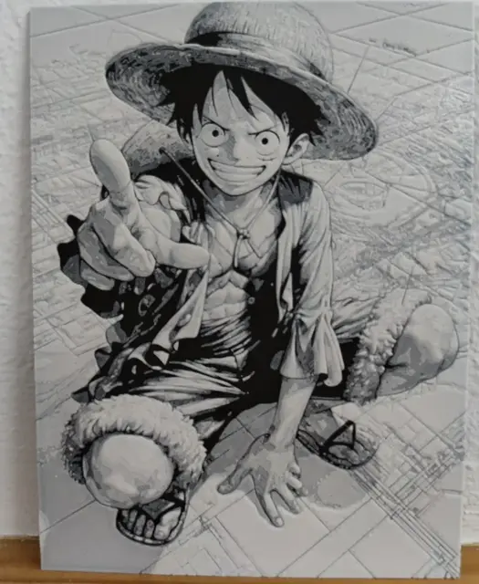 HueForge model: Hueforge Luffy (One piece) by Litolunar