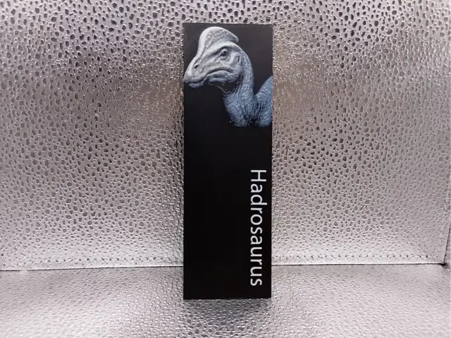 HueForge model: Hadrosaurus Bookmark hueforge by Borishotch Industries