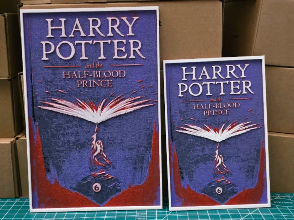 Harry Potter and the Half-Blood Prince Poster by Lumpy3D HueForge model: Harry Potter and the Half-Blood Prince Poster by Lumpy3D