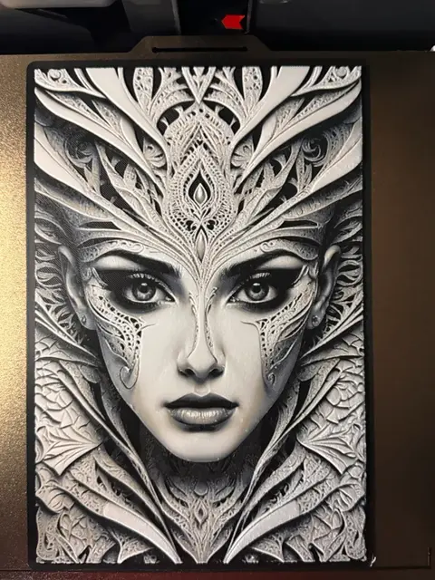 HueForge model: Stone Queen - HueForge Print by cyanidesugar