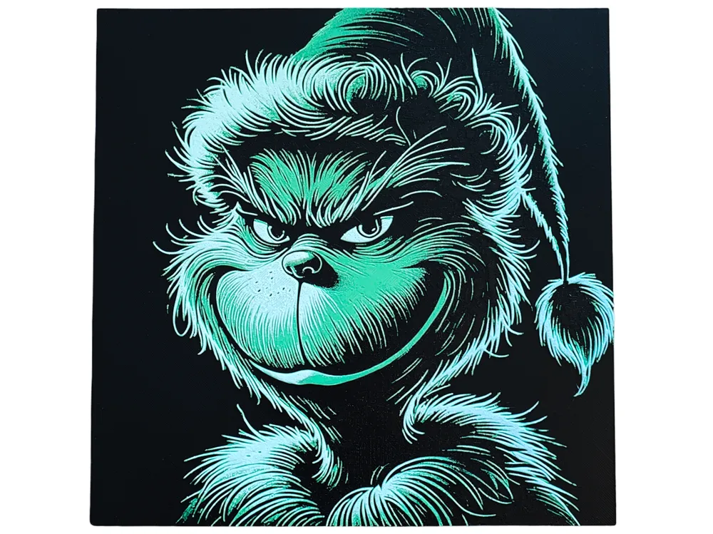 The Grinch by Sarge HueForge model: The Grinch by Sarge