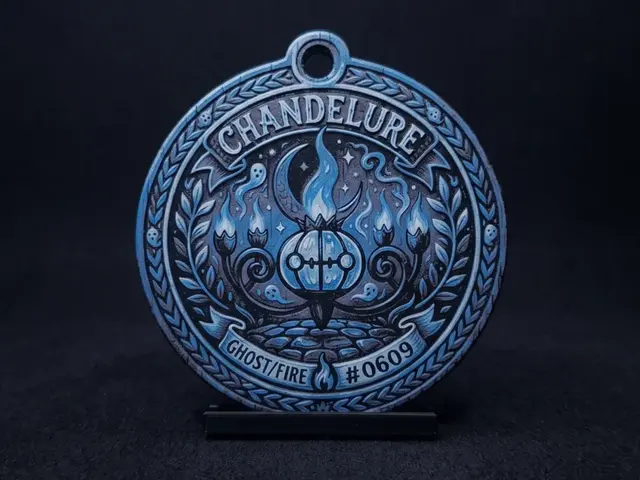 Chandelure #0609 - Pokemon Ornament
