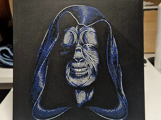 HueForge model: Start Wars Darth Sidious by Mano's 3d_Art
