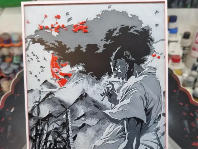 HueForge model: Afro Samurai Hueforge by Dakiren