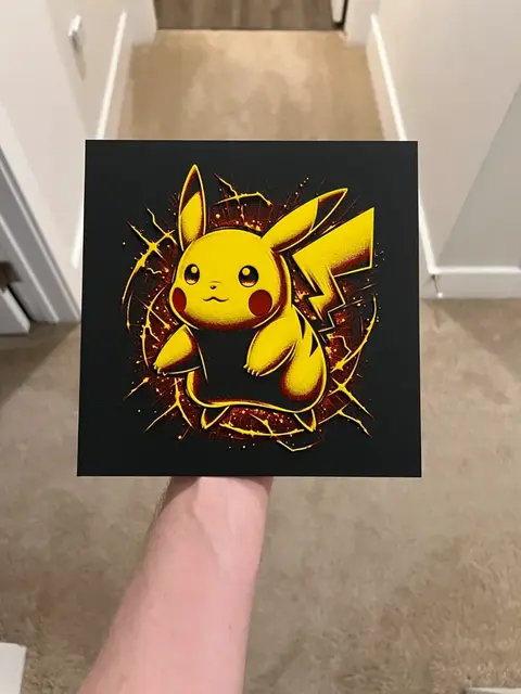 HueForge model: Pikachu Art Hueforge by RP47 Designs