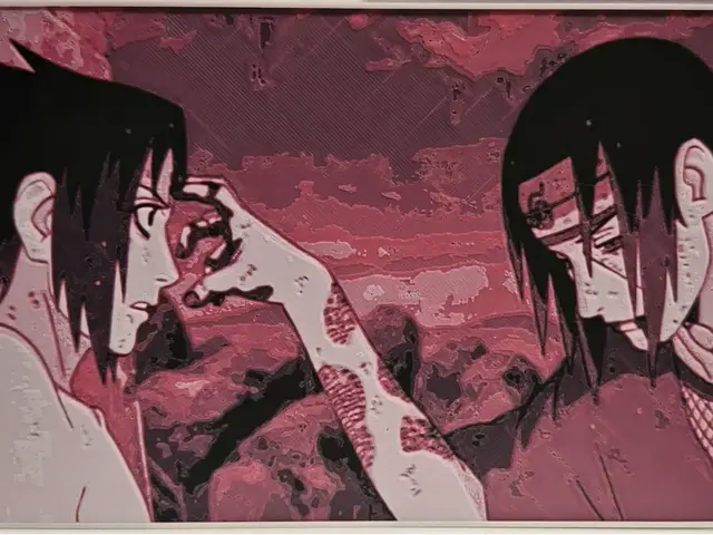 HueForge model: Sasuke and Itachi by bzz999