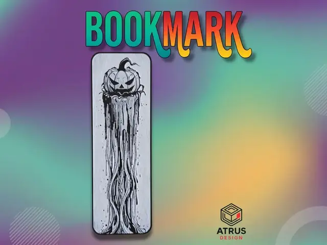 Pumpkin Halloween Bookmark