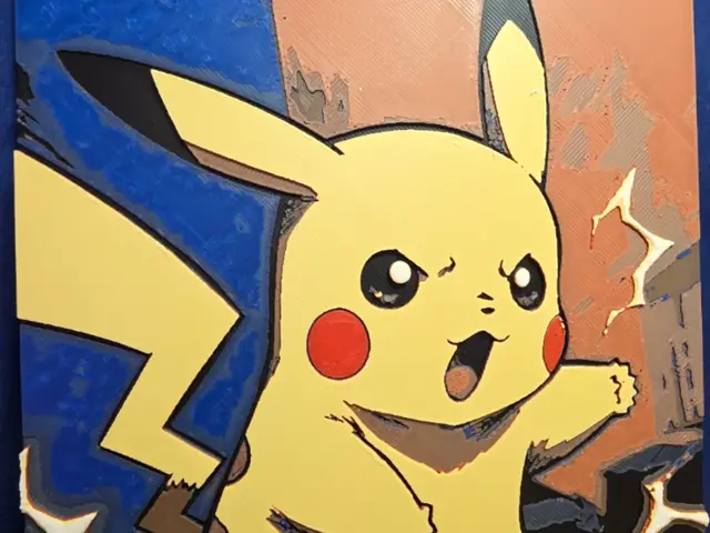 HueForge model: Pikachu Hueforge - Static Charge by Booster's Errant Venture