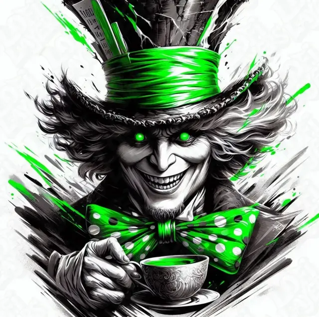 HueForge model: Mad Hatter Hueforge by LoFi Layers