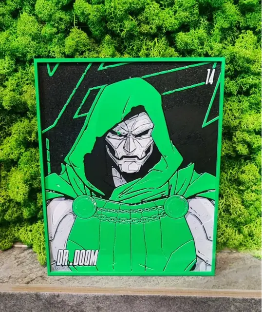 HueForge model: Dr Doom by Garuda3D