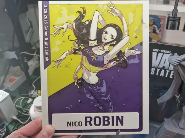 HueForge model: One Piece Hueforge - Nico Robin Lakers by Dakiren