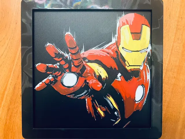 HueForge model: Iron Man by JustBe 3D Printing