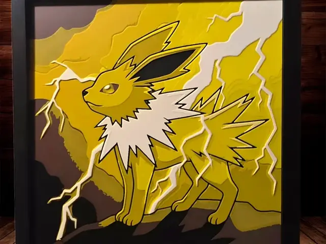 HueForge model: Jolteon - Eeveelutions Series - Pokemon - Hueforge by Side Quest Hues