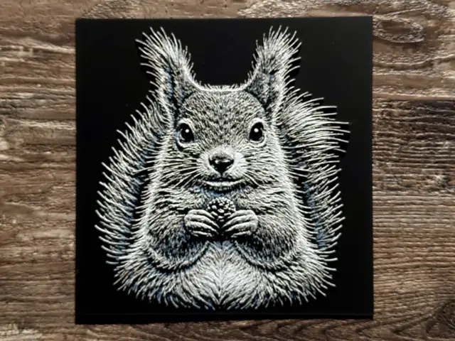 HueForge model: Squirrel Wildlife Series by novy