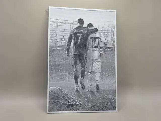 HueForge model: Messi and Ronaldo - HueForge by keko